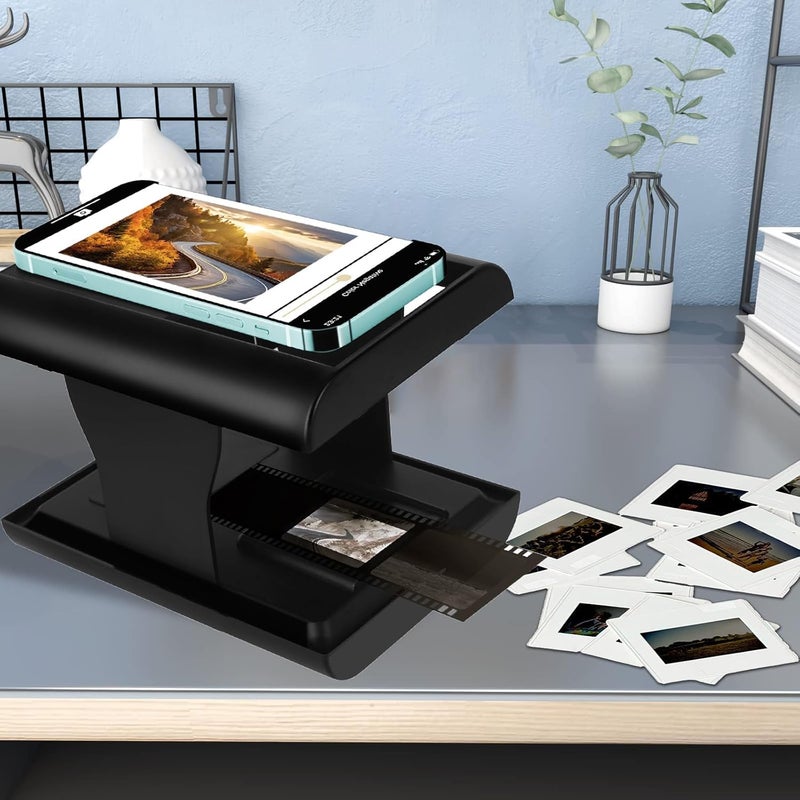 DGODRT Mobile Film Scanner, 35mm Slide and Negative Scanner for Old Slides to JPG, Suitable for iPhone and Smartphone, Support Editing and Sharing - Image 4